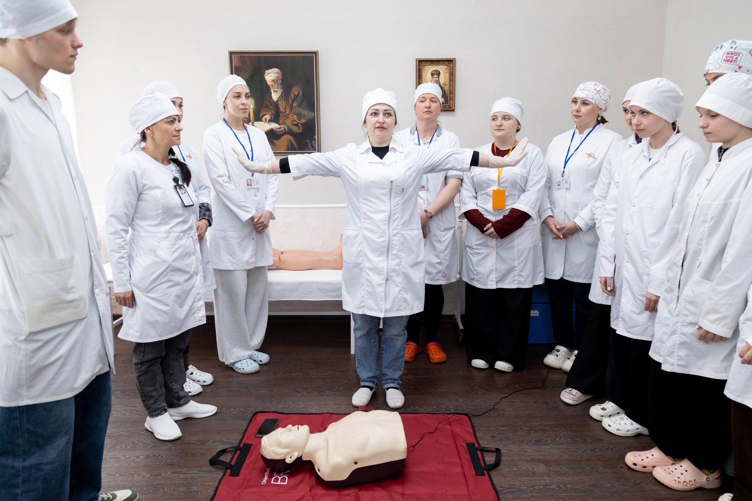 Обучение СЛР в симуляционном центре